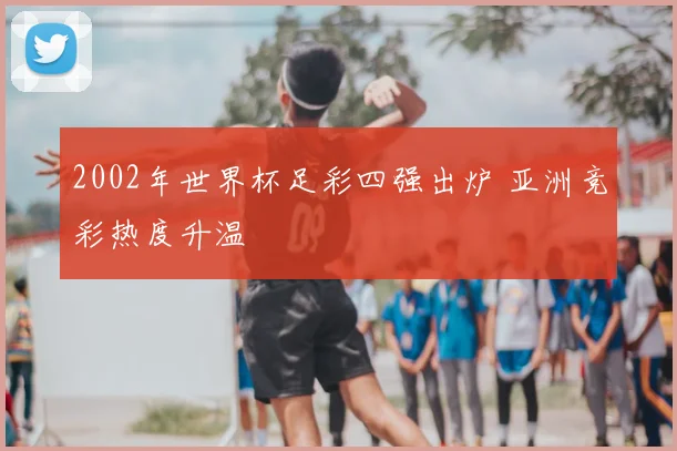 2002年世界杯足彩四强出炉 亚洲竞彩热度升温
