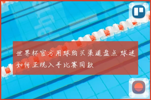 世界杯官方用球购买渠道盘点 球迷如何正规入手比赛同款